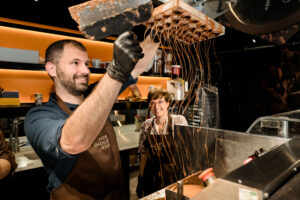 Chocolatier chocolate rain